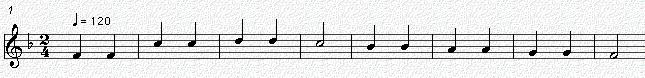 notation rythme