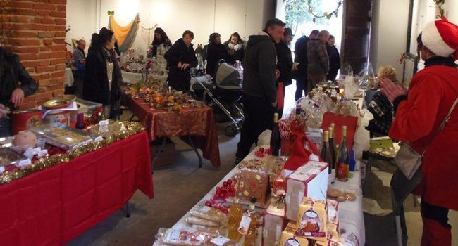 Les  écuries du château à l'heure de Noël.