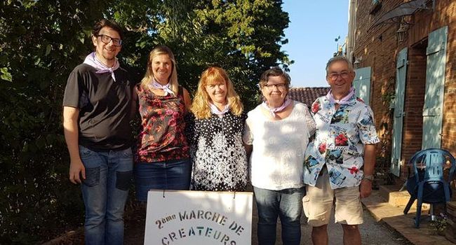 Les organisateurs : Ben, Sandrine, Valérie, Françoise et Bernard. / DDM