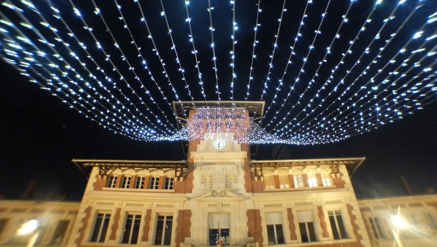 Illumination de la mairie