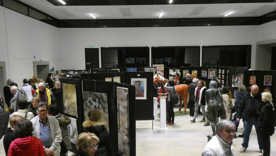 L’espace Cocagne est un bel écrin pour les expositions artistiques.