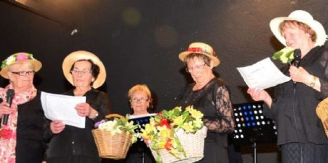 Samedi , spectacle de la chorale