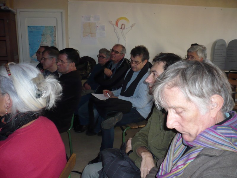 l'auditoire attentif